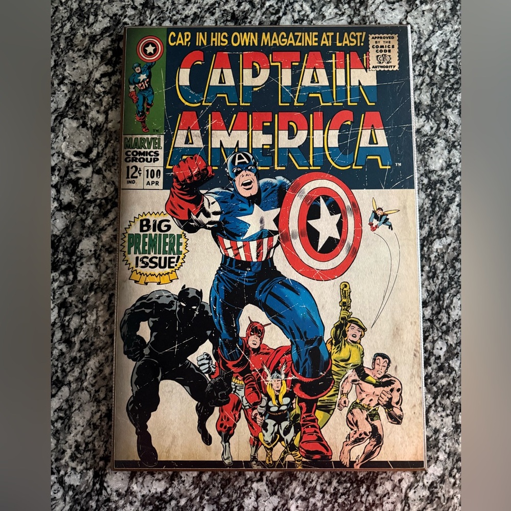 Marvel Captain America Wall Art